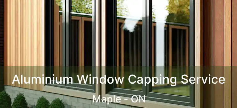 Aluminium Window Capping Service Maple - ON