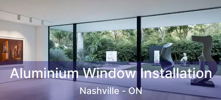 Aluminium Window Installation Nashville - ON