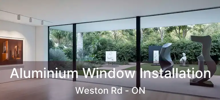  Aluminium Window Installation Weston Rd - ON