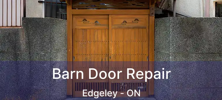 Barn Door Repair Edgeley - ON
