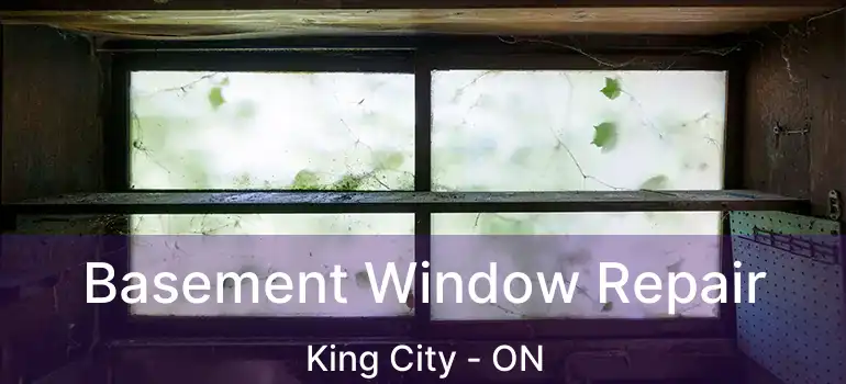 Basement Window Repair King City - ON