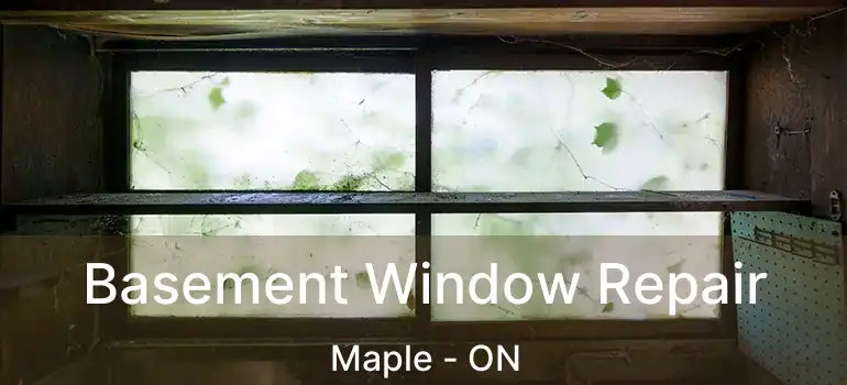  Basement Window Repair Maple - ON