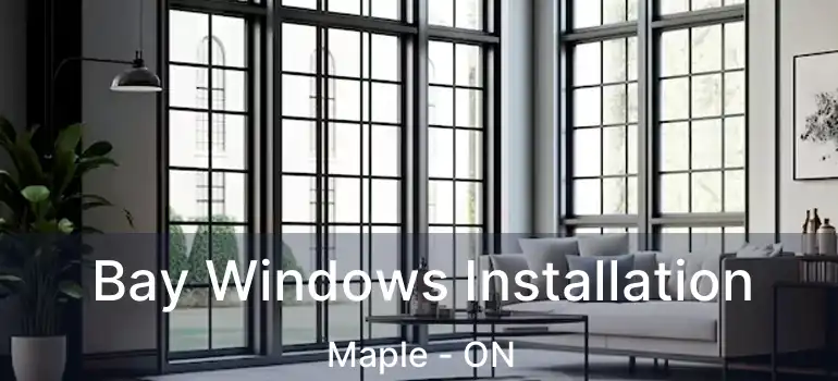 Bay Windows Installation Maple - ON