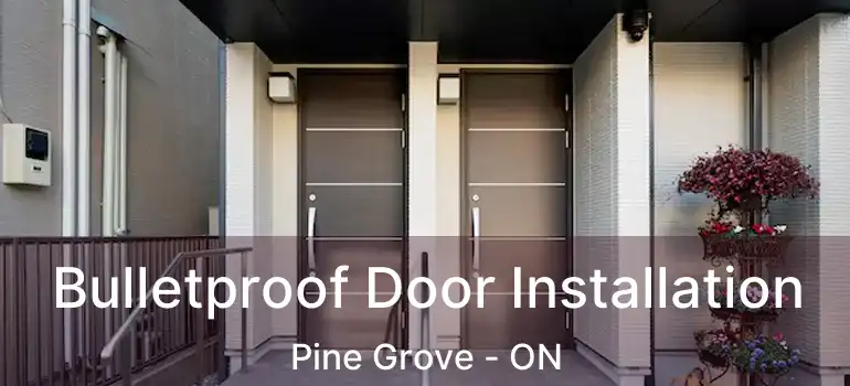 Bulletproof Door Installation Pine Grove - ON