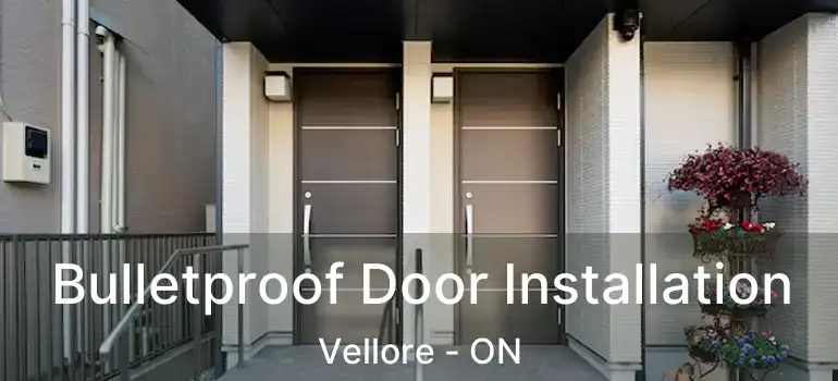 Bulletproof Door Installation Vellore - ON