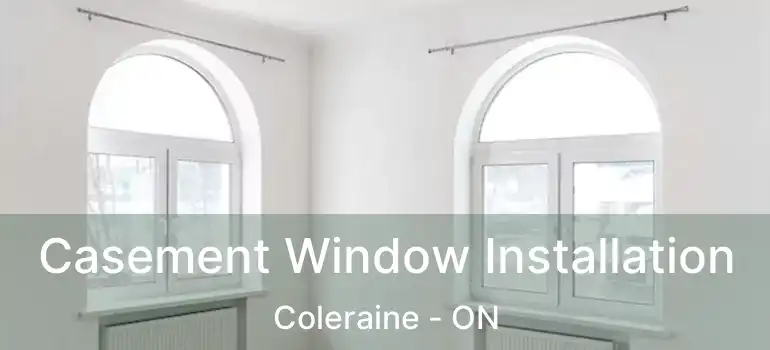  Casement Window Installation Coleraine - ON
