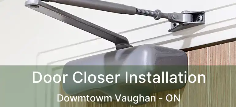  Door Closer Installation Dowmtowm Vaughan - ON