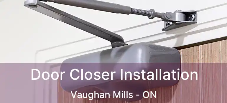  Door Closer Installation Vaughan Mills - ON