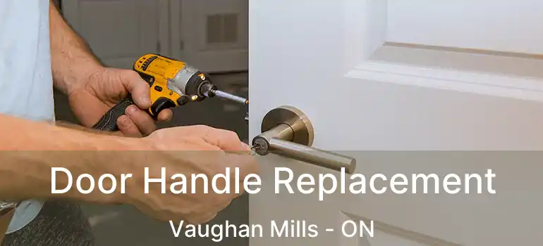  Door Handle Replacement Vaughan Mills - ON