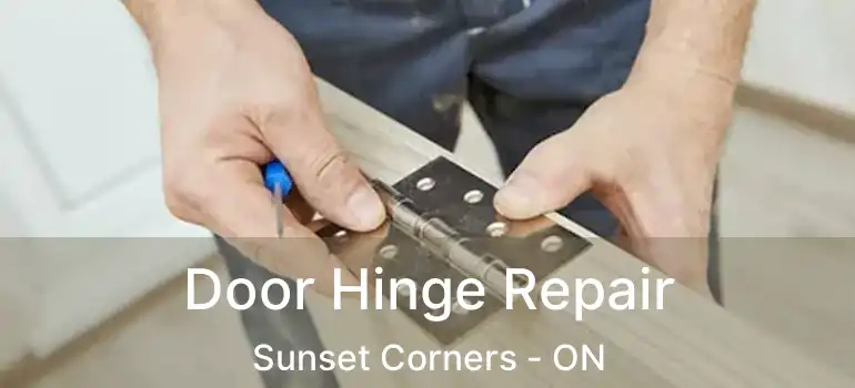 Door Hinge Repair Sunset Corners - ON