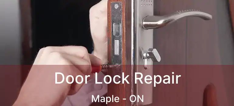 Door Lock Repair Maple - ON