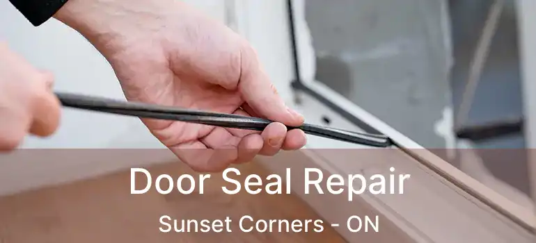  Door Seal Repair Sunset Corners - ON