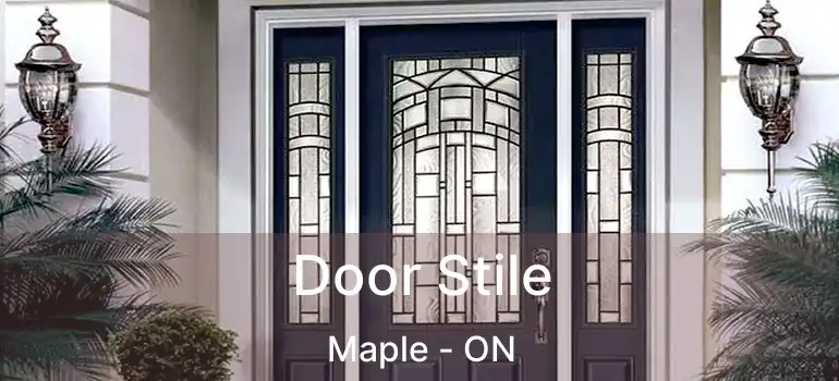 Door Stile Maple - ON