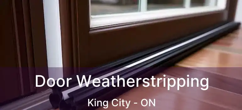 Door Weatherstripping King City - ON