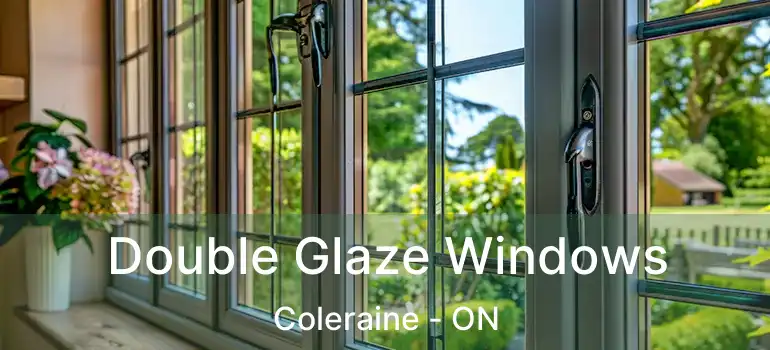 Double Glaze Windows Coleraine - ON
