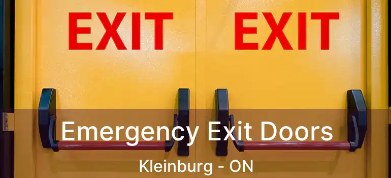 Emergency Exit Doors Kleinburg - ON