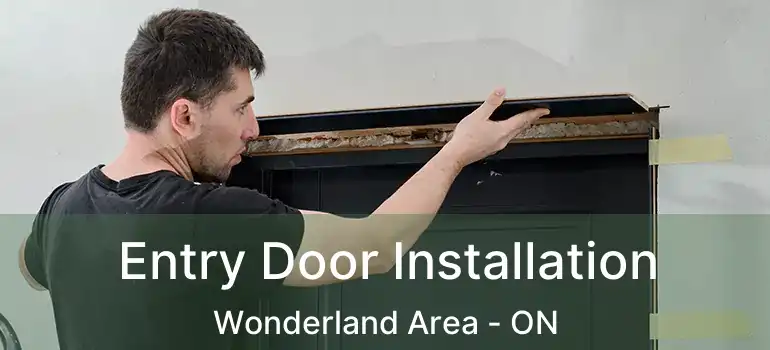 Entry Door Installation Wonderland Area - ON