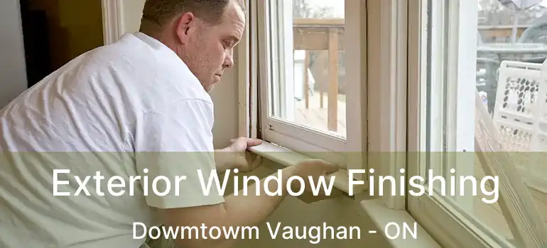  Exterior Window Finishing Dowmtowm Vaughan - ON