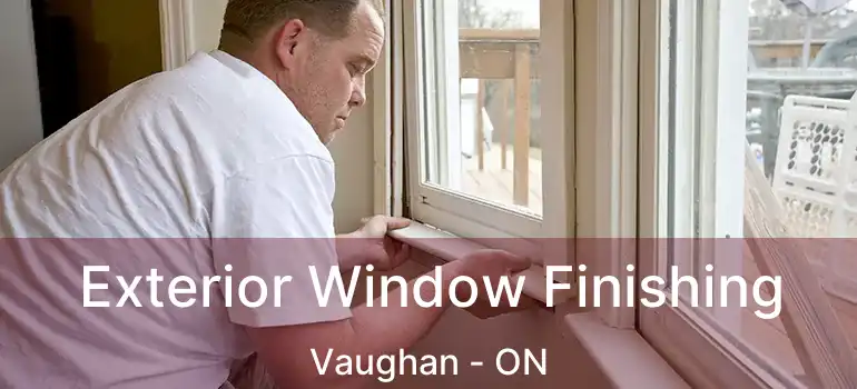  Exterior Window Finishing Vaughan - ON