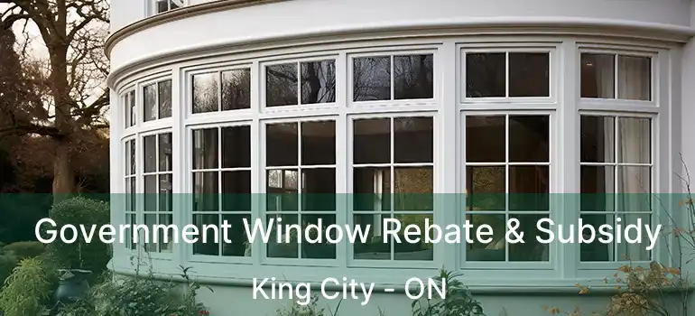 Government Window Rebate & Subsidy King City - ON