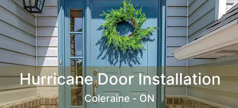 Hurricane Door Installation Coleraine - ON