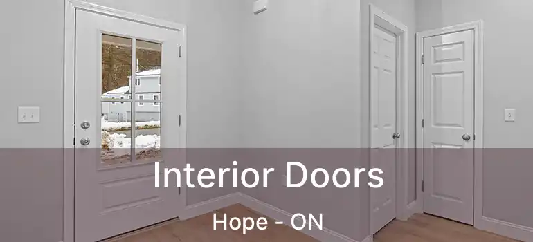  Interior Doors Hope - ON