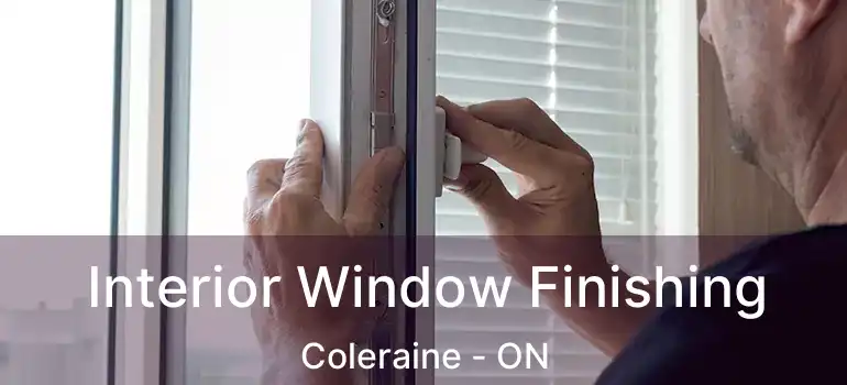  Interior Window Finishing Coleraine - ON