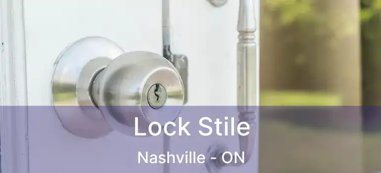  Lock Stile Nashville - ON