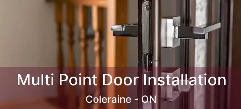  Multi Point Door Installation Coleraine - ON