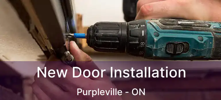 New Door Installation Purpleville - ON