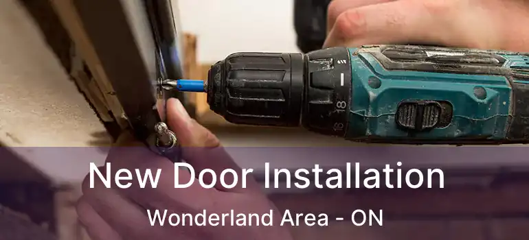  New Door Installation Wonderland Area - ON