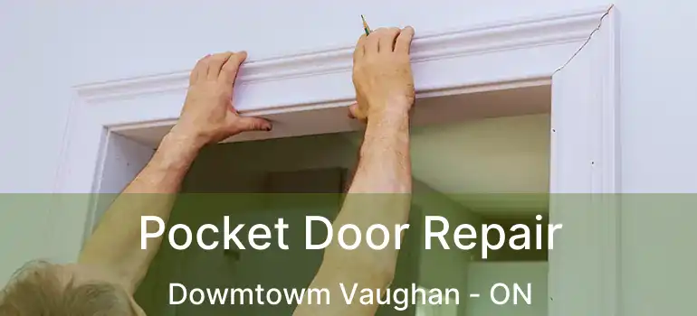 Pocket Door Repair Dowmtowm Vaughan - ON