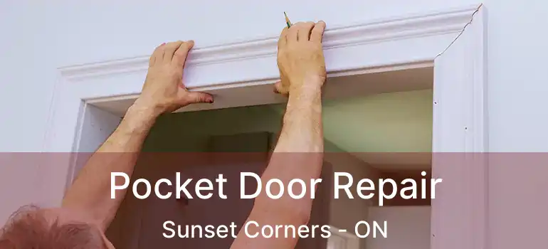 Pocket Door Repair Sunset Corners - ON