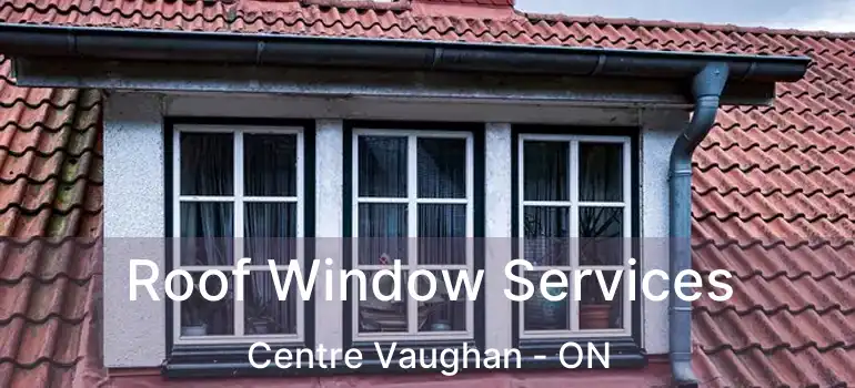 Roof Window Services Centre Vaughan - ON