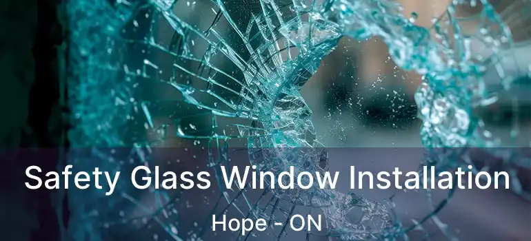 Safety Glass Window Installation Hope - ON