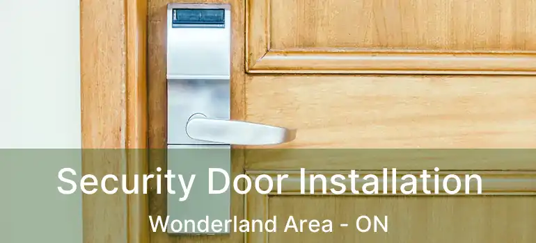  Security Door Installation Wonderland Area - ON
