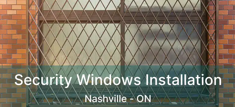  Security Windows Installation Nashville - ON