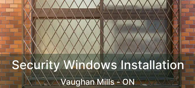  Security Windows Installation Vaughan Mills - ON