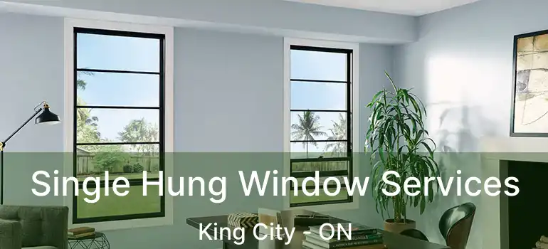  Single Hung Window Services King City - ON