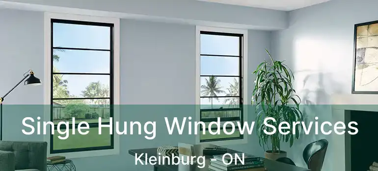  Single Hung Window Services Kleinburg - ON