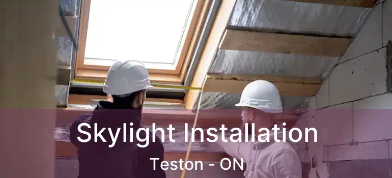 Skylight Installation Teston - ON