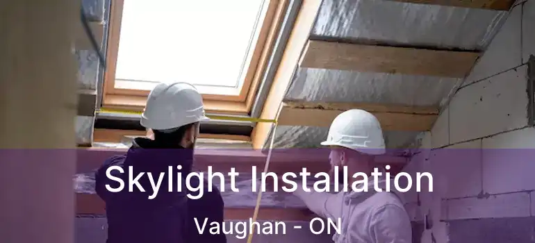  Skylight Installation Vaughan - ON