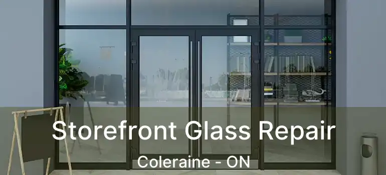  Storefront Glass Repair Coleraine - ON