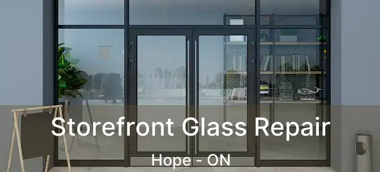  Storefront Glass Repair Hope - ON