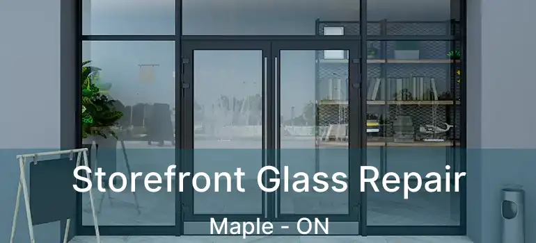  Storefront Glass Repair Maple - ON