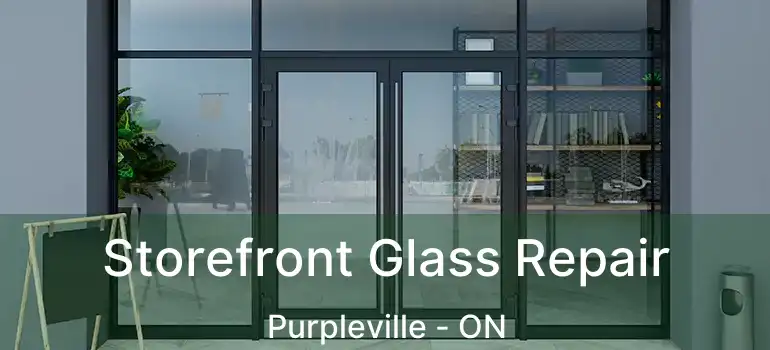 Storefront Glass Repair Purpleville - ON