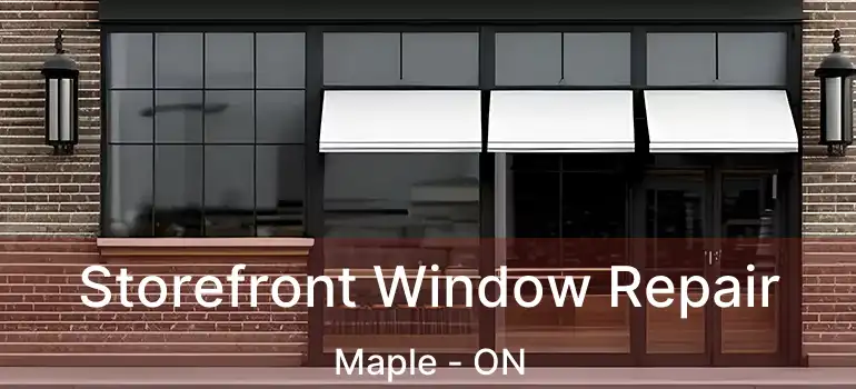  Storefront Window Repair Maple - ON