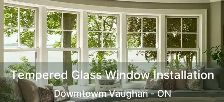  Tempered Glass Window Installation Dowmtowm Vaughan - ON