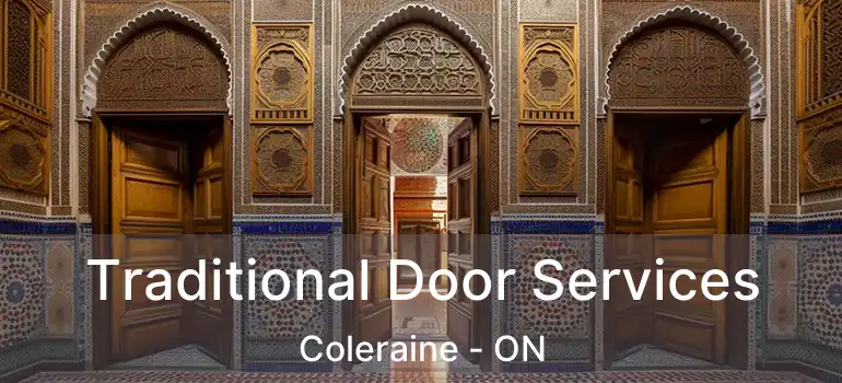  Traditional Door Services Coleraine - ON