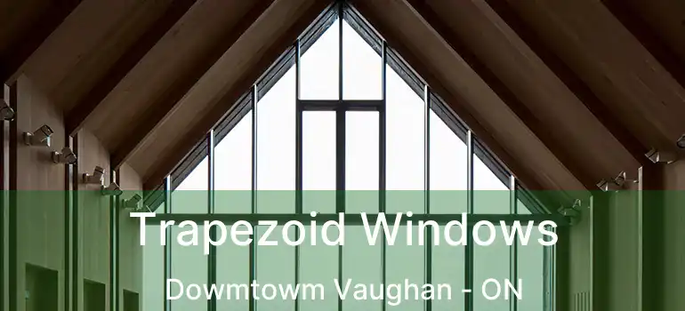  Trapezoid Windows Dowmtowm Vaughan - ON